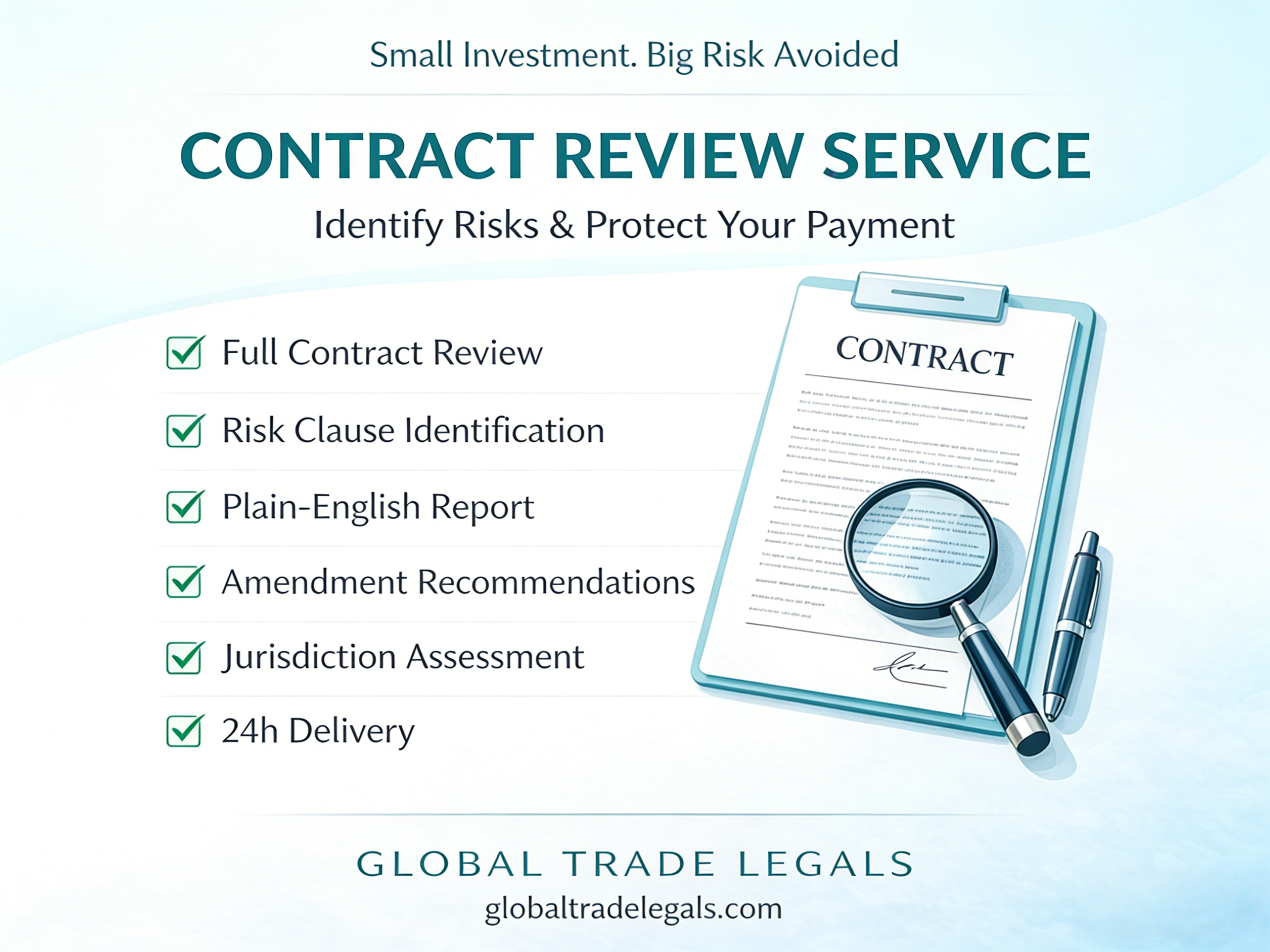 Contract Review for China Suppliers | Protect Your Payment Before You Pay